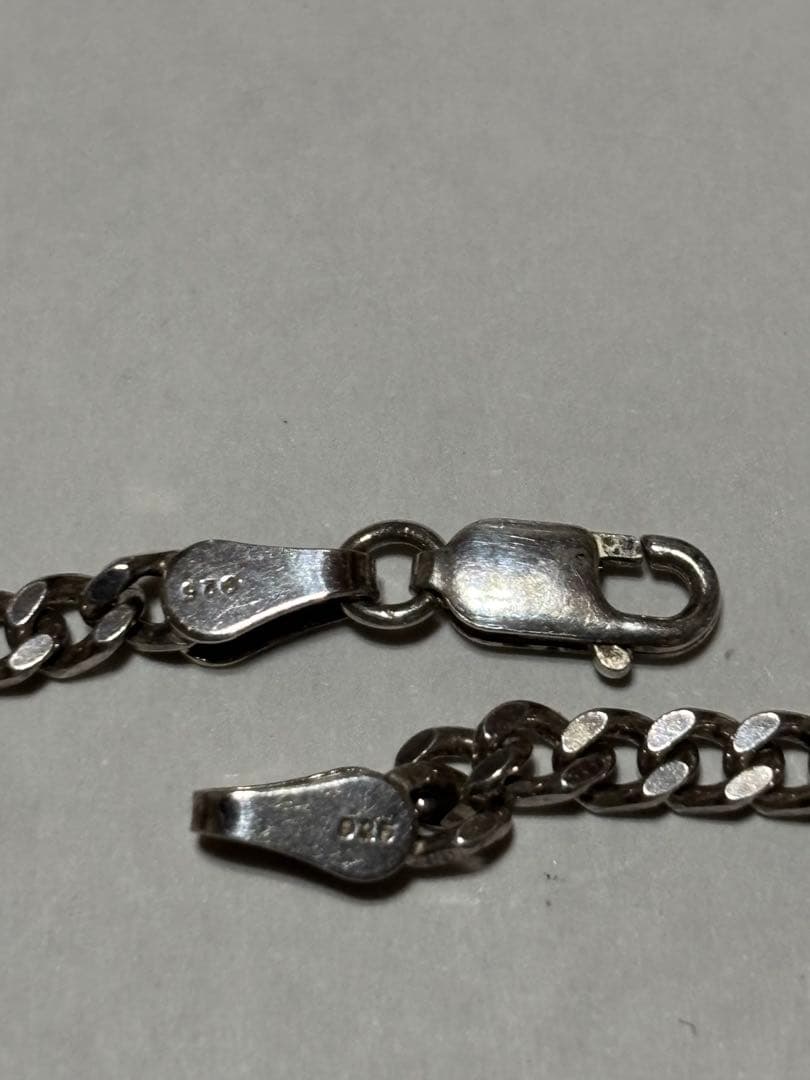 R　シルバー チェーン ネックレス　925 喜平　 ユニセックス約45cm