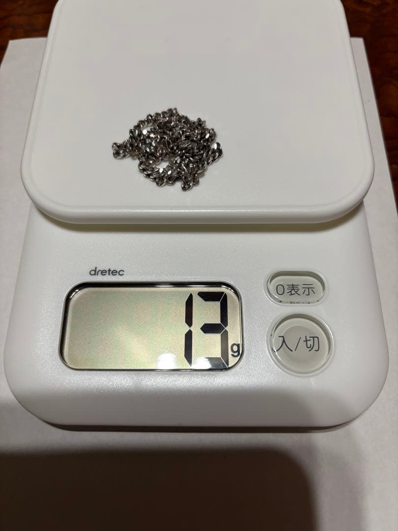 R　シルバー チェーン ネックレス　925 喜平　 ユニセックス約45cm