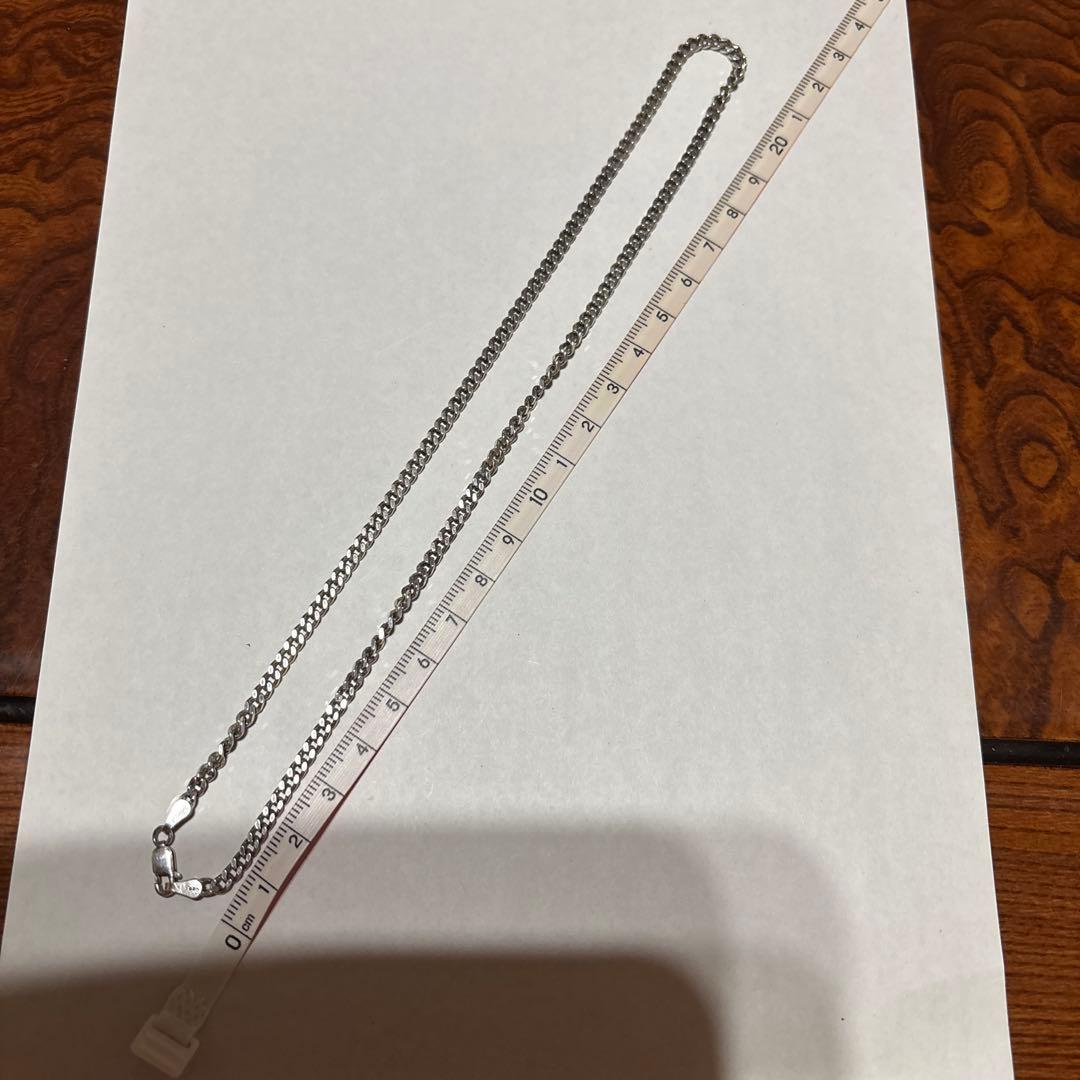 R　シルバー チェーン ネックレス　925 喜平　 ユニセックス約45cm
