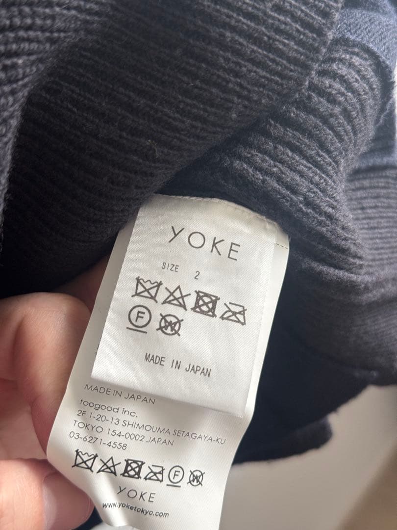 トップス YOKE Broken Crewneck Sweater