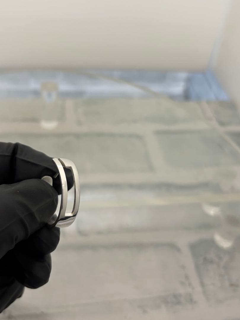 超美品　オールドグッチ　GUCCI カットアウトG フープピアス　トムフォード期