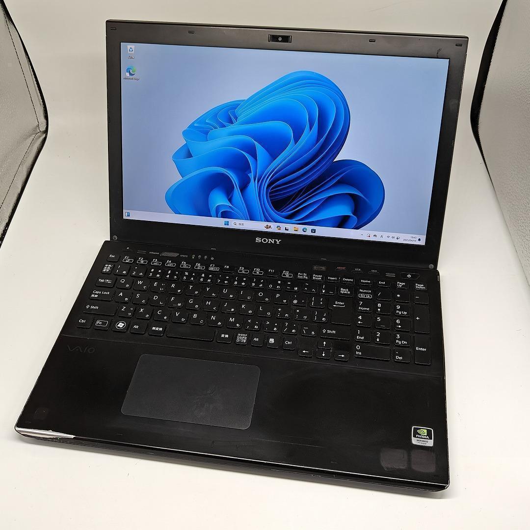 【VAIO】SVS 高速i7 新品SSD512GB 12GB グラボ有ノートPC