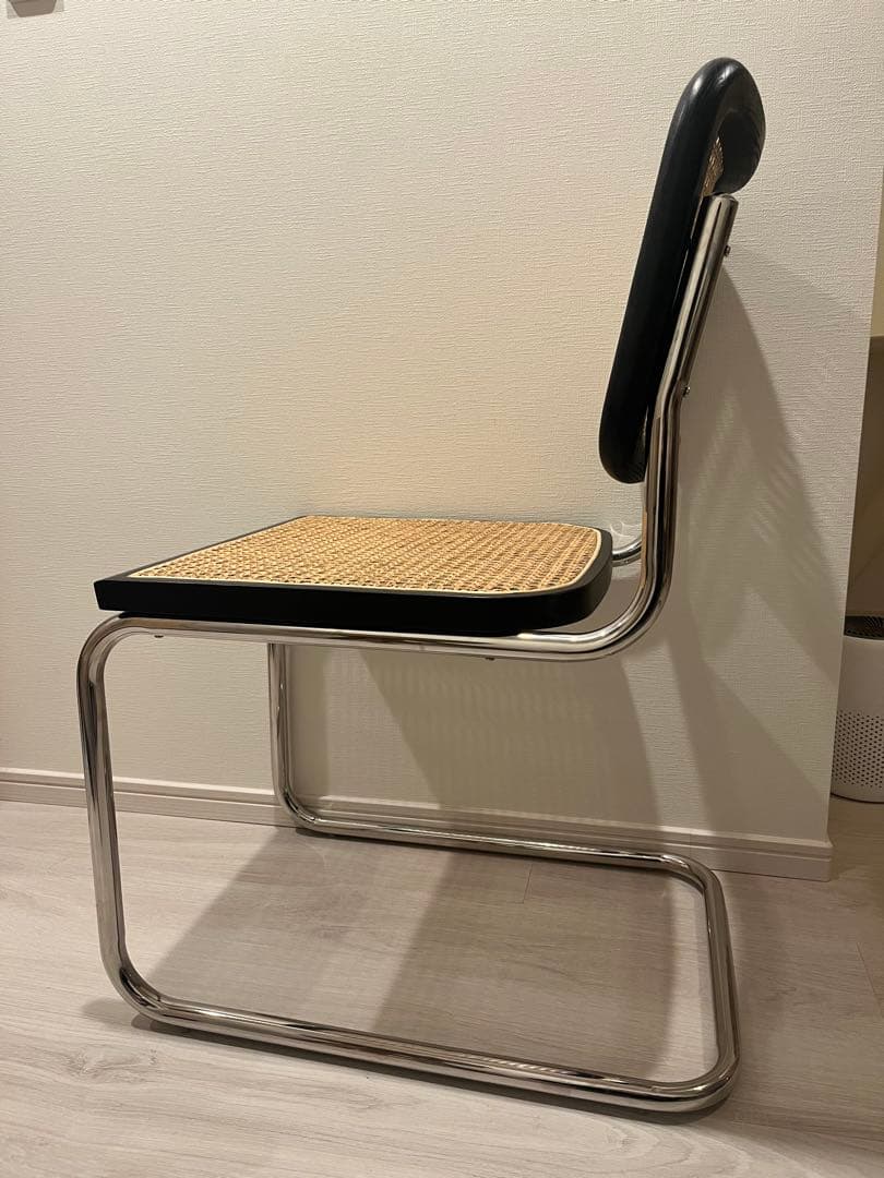 【美品 】KuHoNチェスカアームレスチェア ブラック マルセル・ブロイヤー1脚