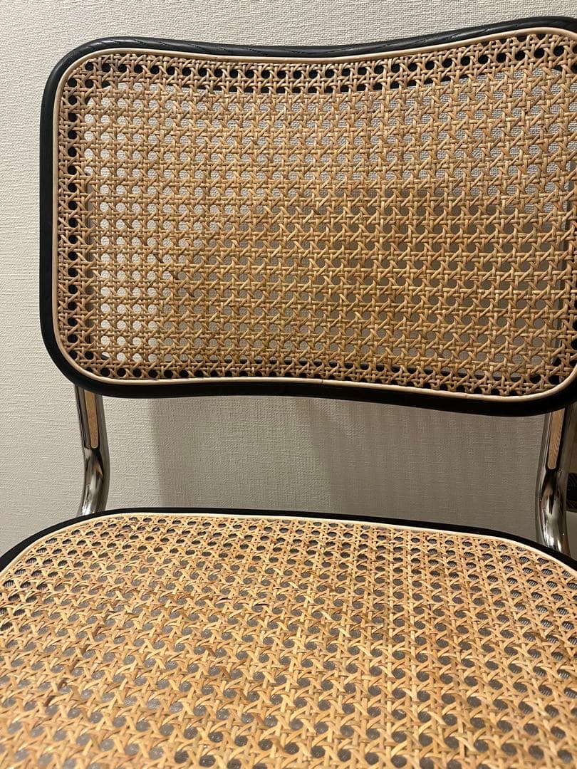 【美品 】KuHoNチェスカアームレスチェア ブラック マルセル・ブロイヤー1脚