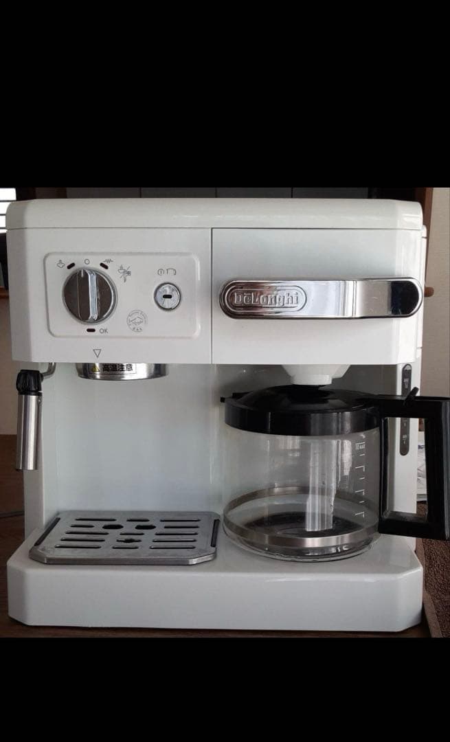 ★デロンギ コンビコーヒーメーカー BCO410J-W ホワイト