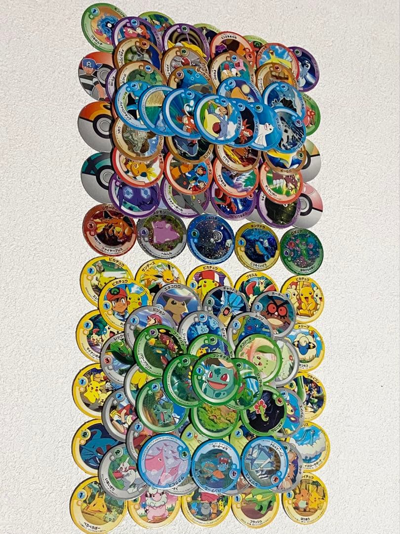 【134枚】ポケモンパッチン リザードン キングドラ メタモン ロゼリア まとめ