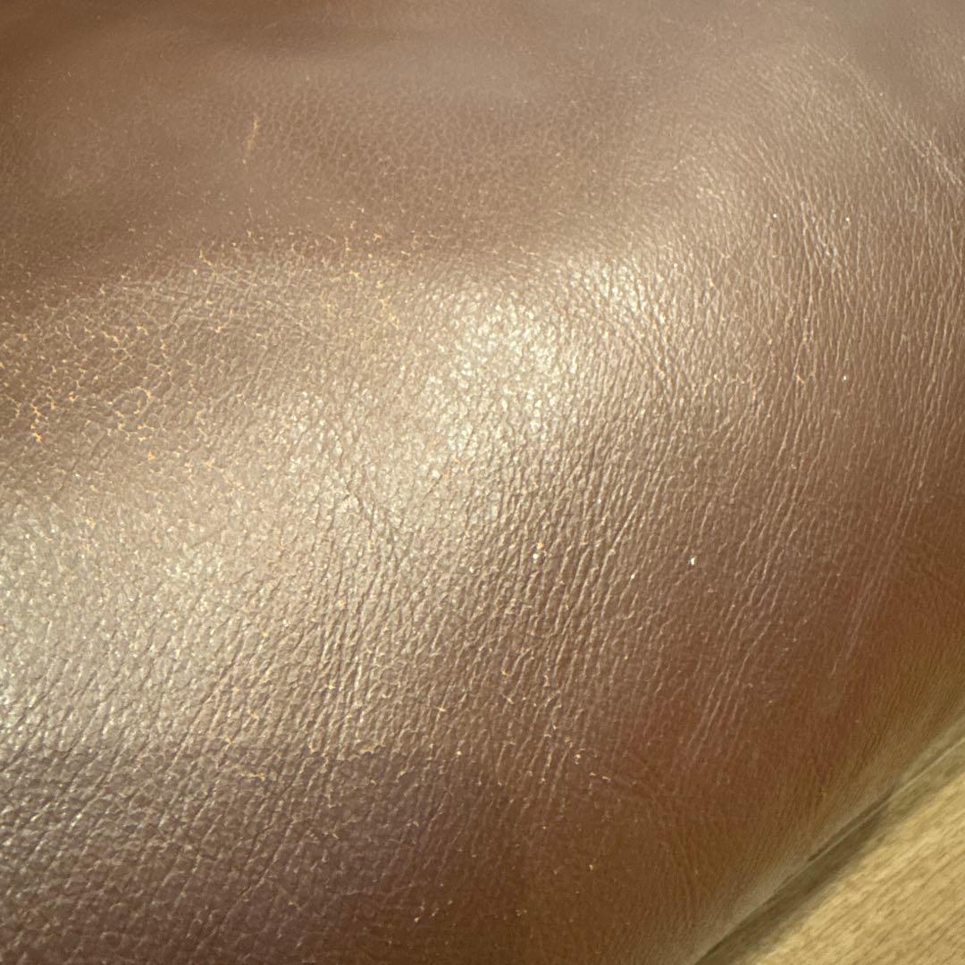 ブラウンレザー 2人掛けソファ