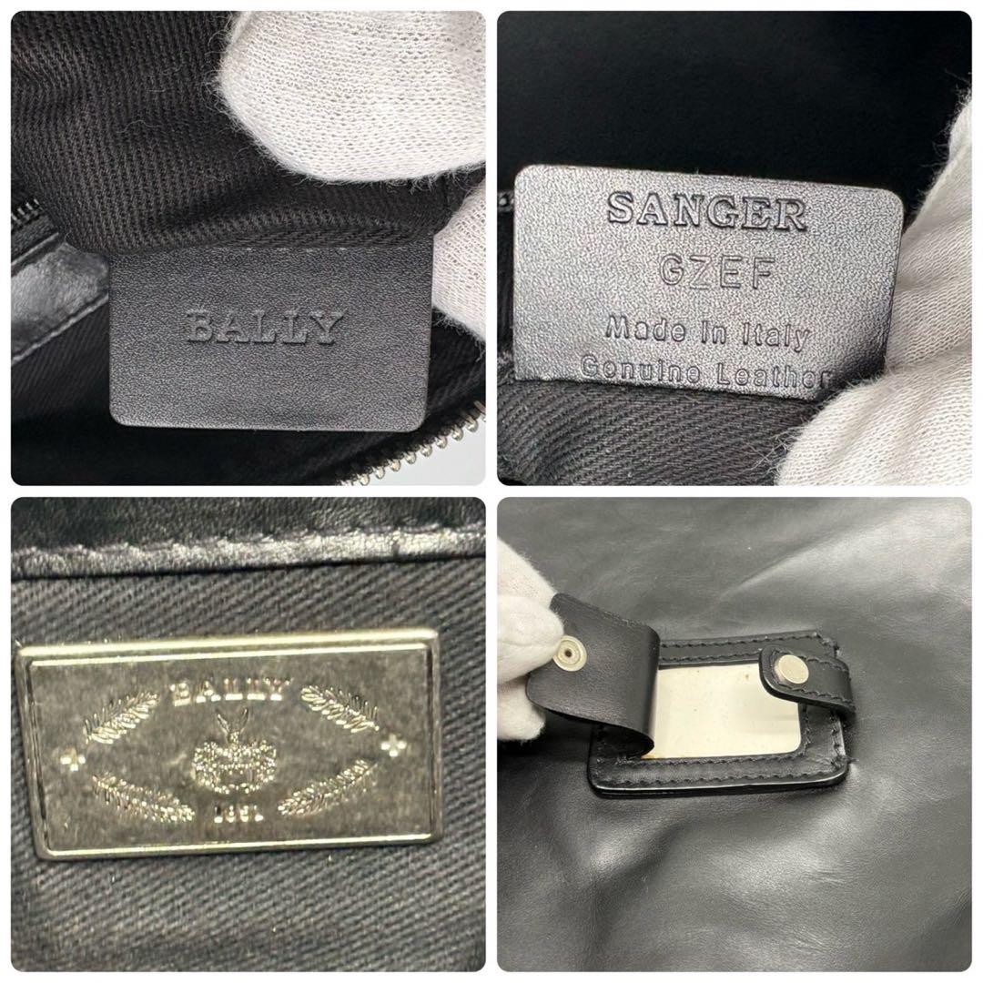 美品 BALLY メッセンジャーバッグ A4 PC収納可能 トレスポ 斜めがけ