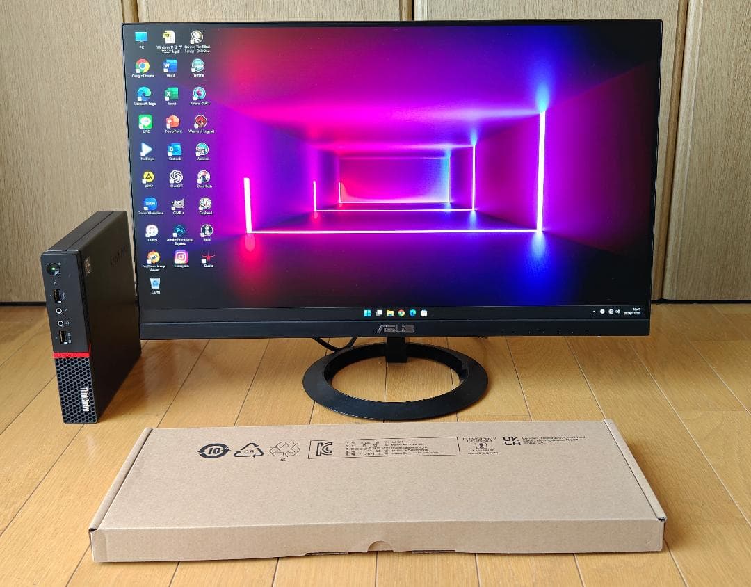 Lenovo省スペース高スペックデスクトップPC②