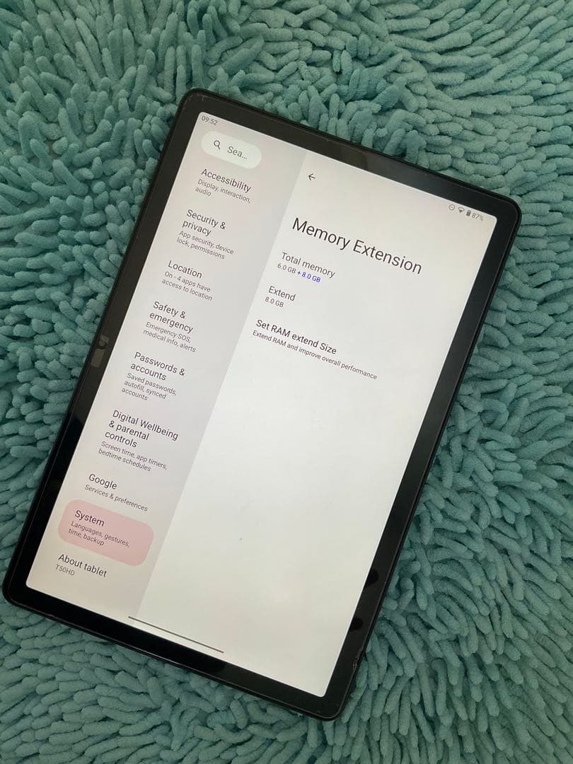 Teclast T50HD – RAM 14GB / 256GB / 11インチ