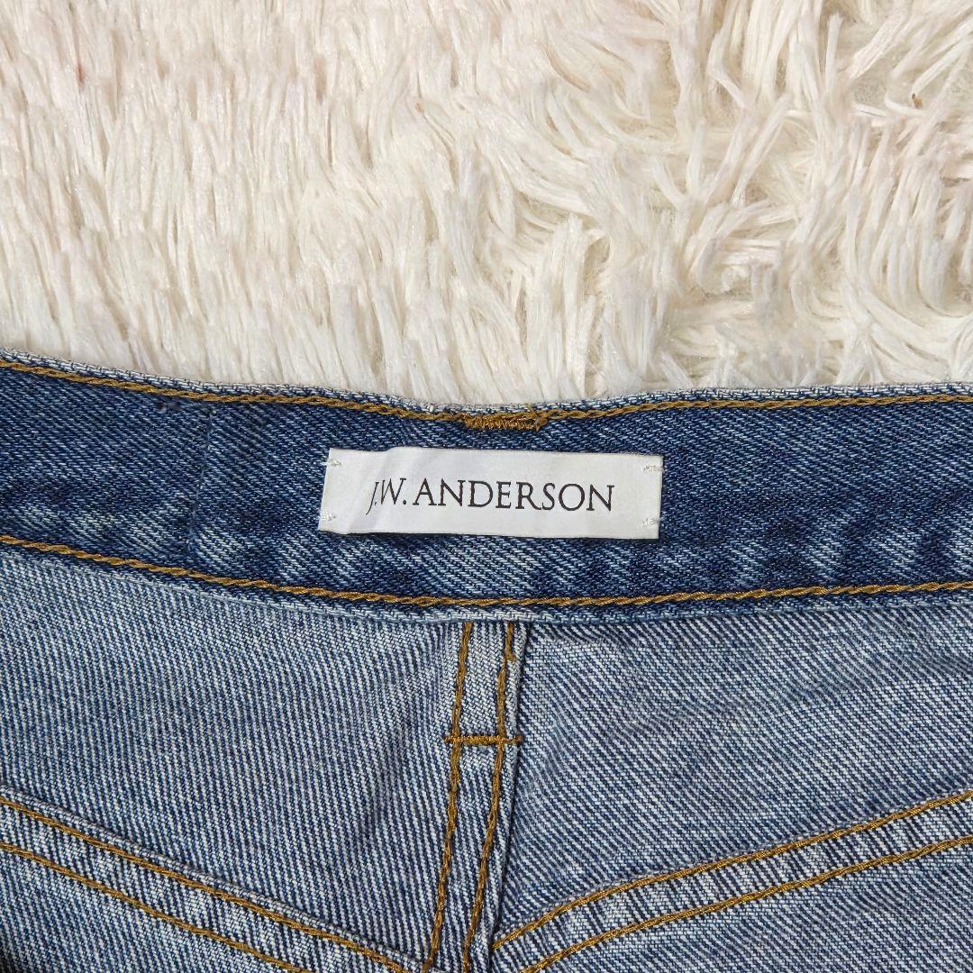 J.W.ANDERSON ダメージ加工デニムパンツ US 36
