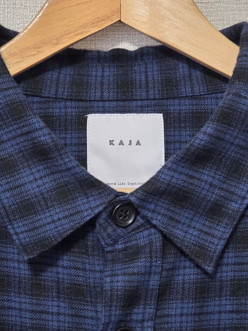 【KAJA】チェック フランネル シャツ ジャケット 2 Ovy