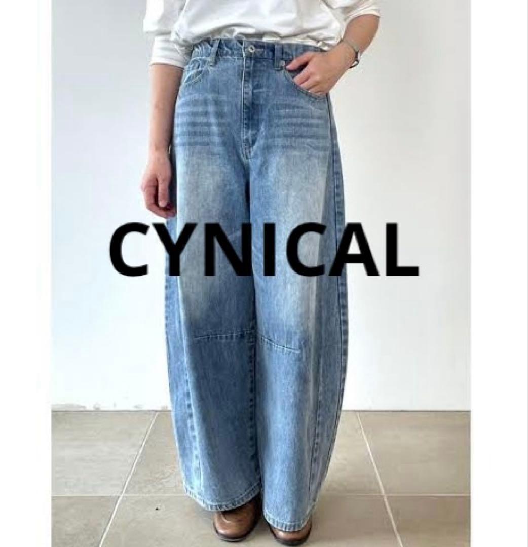 CYNICAL シニカル　カーブデニムパンツ