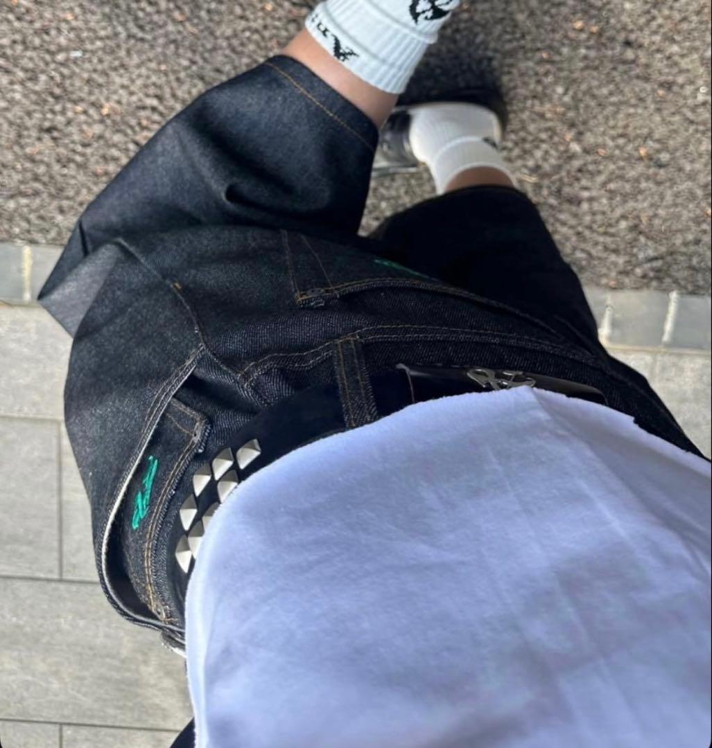 ANTIMID STUDS BELT 超希少 即完売 ブラック シルバー