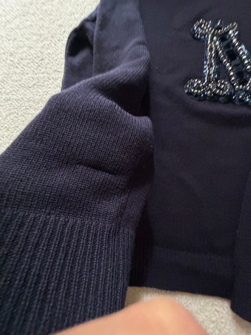 【美品❣️レアカラー】マックスマーラビジューカシミアセーターS