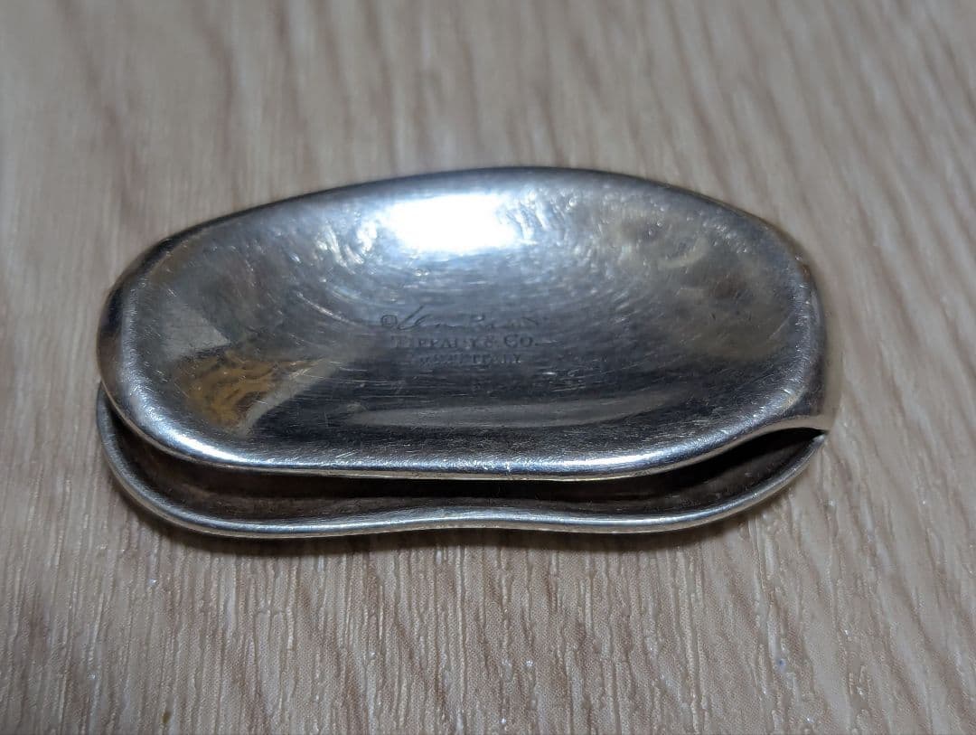 ティファニー　シルバー　ビーン　マネークリップ