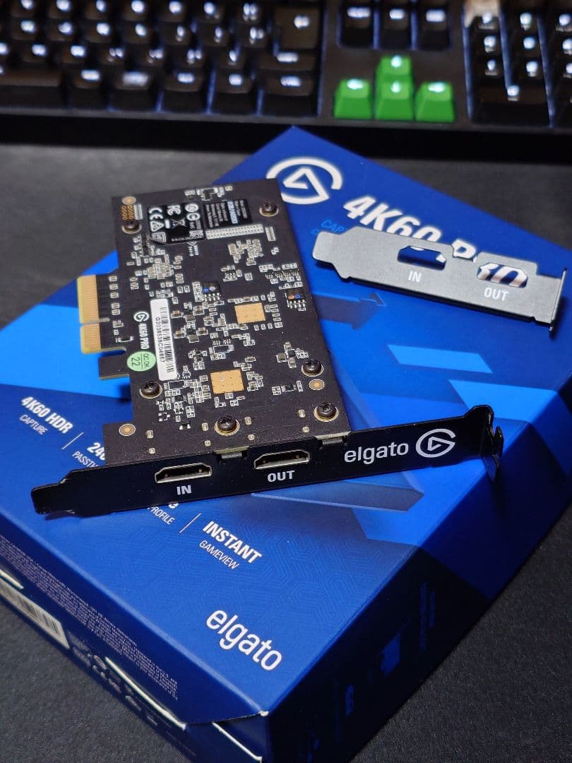 動作確認済み Elgato 4K60 Pro MK.2 内部キャプチャカード