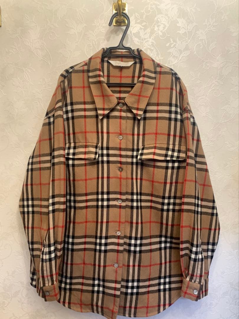 Burberry チェック柄 長袖シャツ
