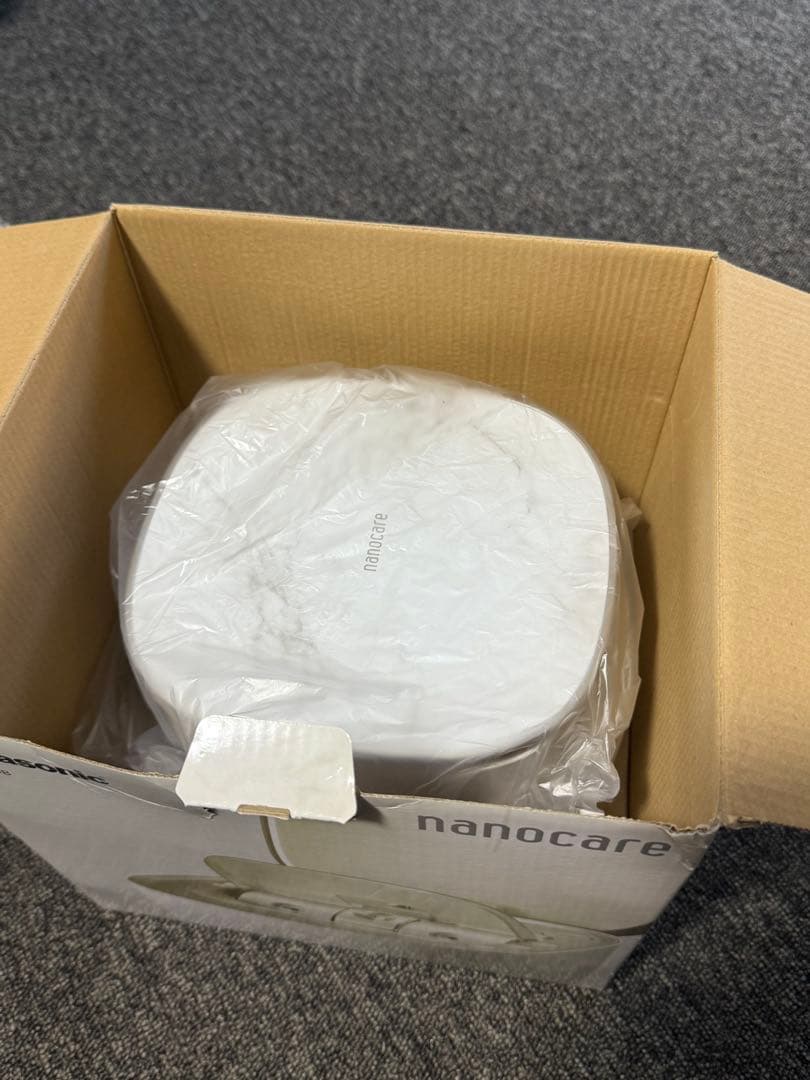 【ほぼ未使用】 Panasonic スチーマー ナノケア EH-SA0B-N