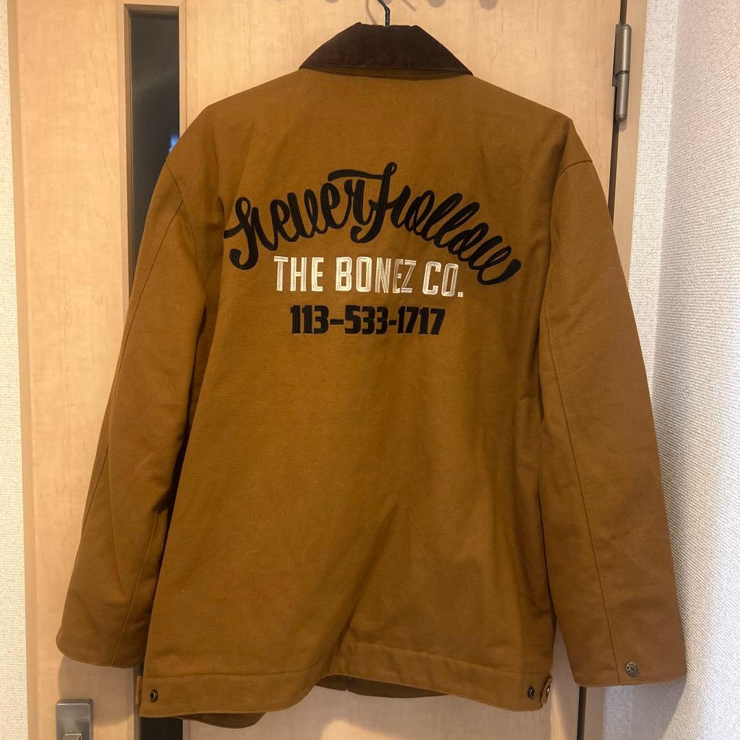 The BONEZ DUCK JACKET Brown XL 試着のみ