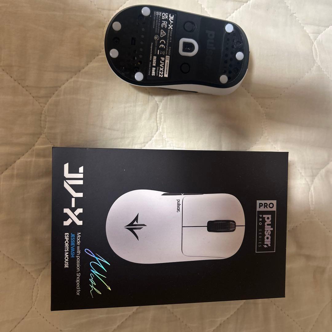 【ほぼ未使用】Pulsar Proseries JV-Xホワイト マウス 本体