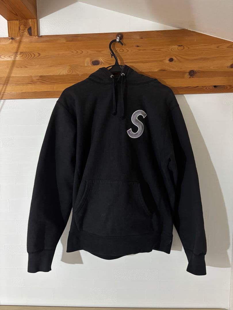 Supreme S Logo Hooded ブラック