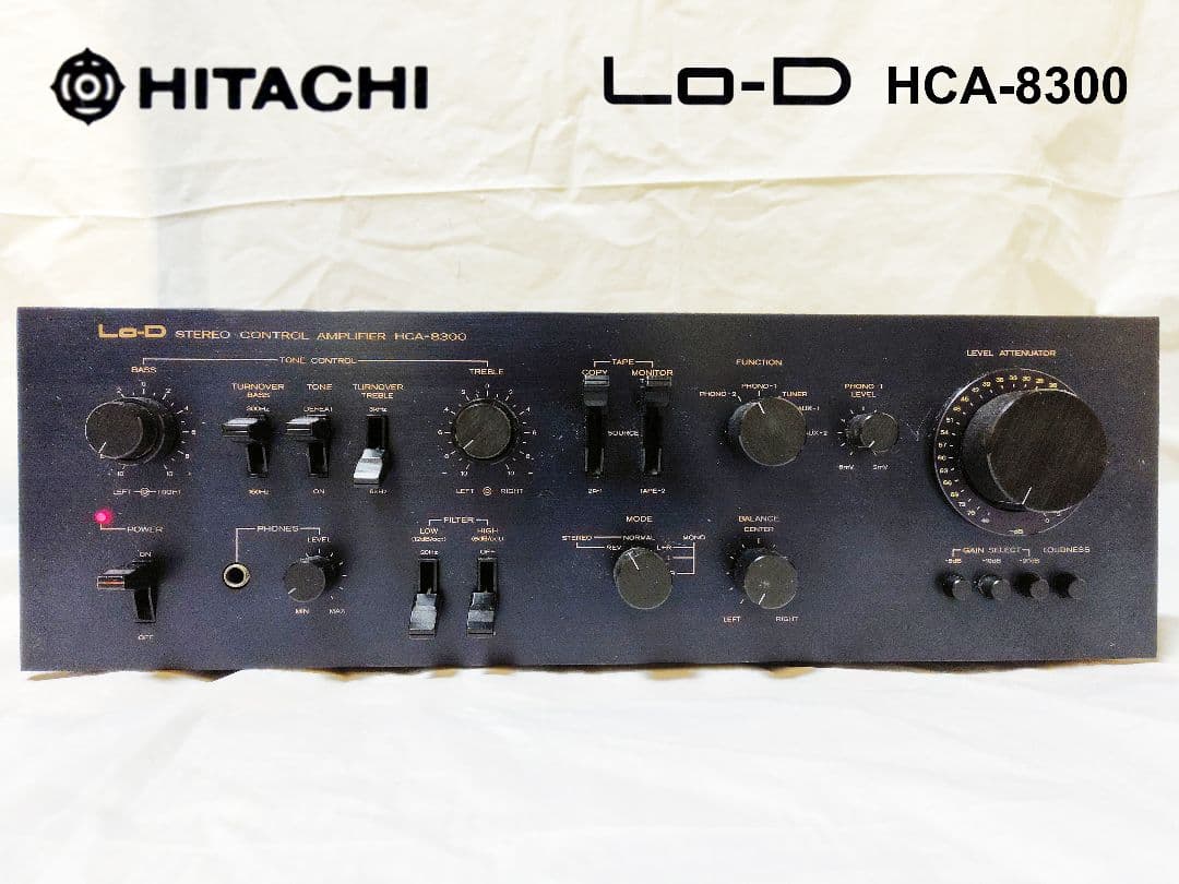 最終値下げ☆HITACHI Lo-D HCA-8300ステレオコントロールアンプ