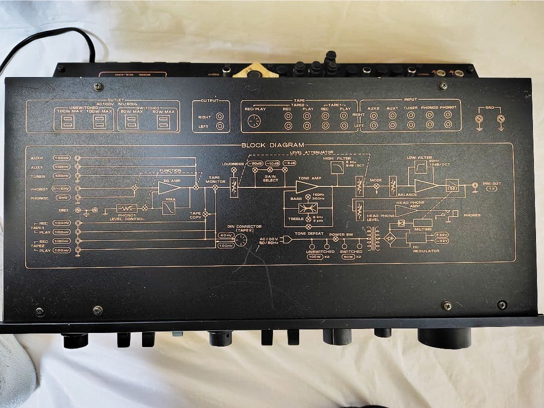 最終値下げ☆HITACHI Lo-D HCA-8300ステレオコントロールアンプ