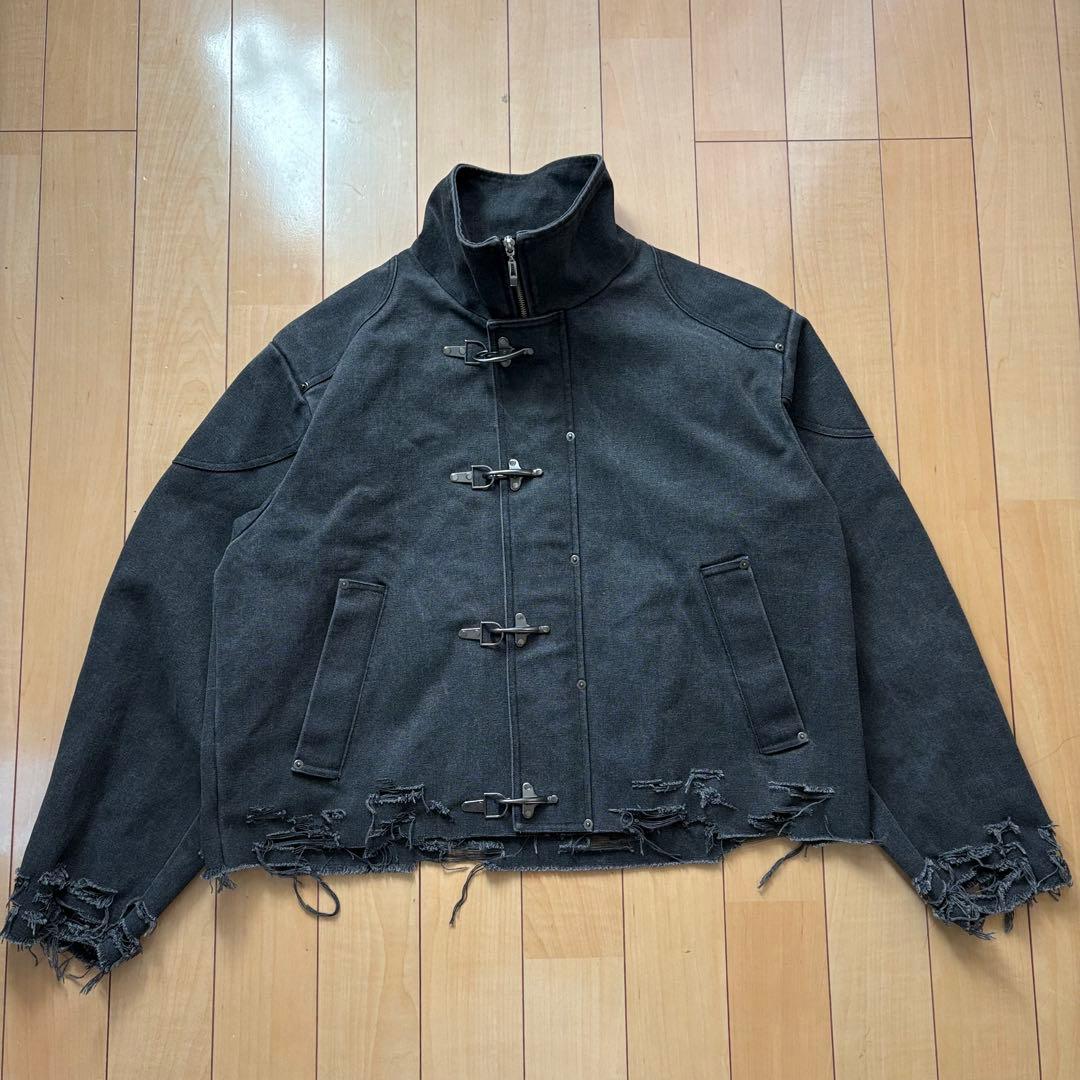 極美品　ファイアーマンバックルショートブルゾン(HARE)