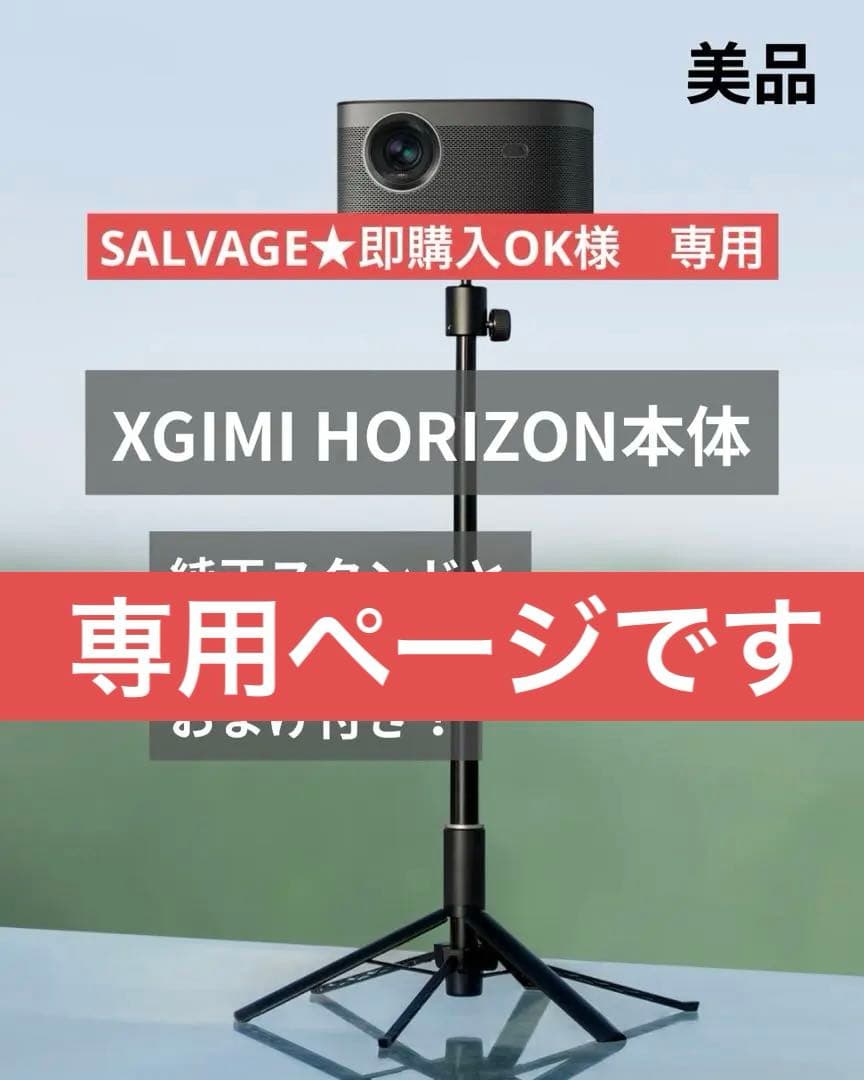 SALVAGE【美品】XGIMI HORIZON本体 + 純正スタンド付き