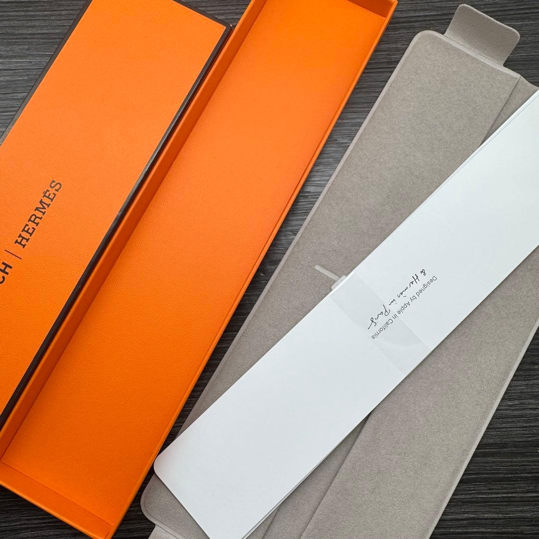 2903 Apple Watch エルメス　エベンヌ　バックル　レザー　バンド