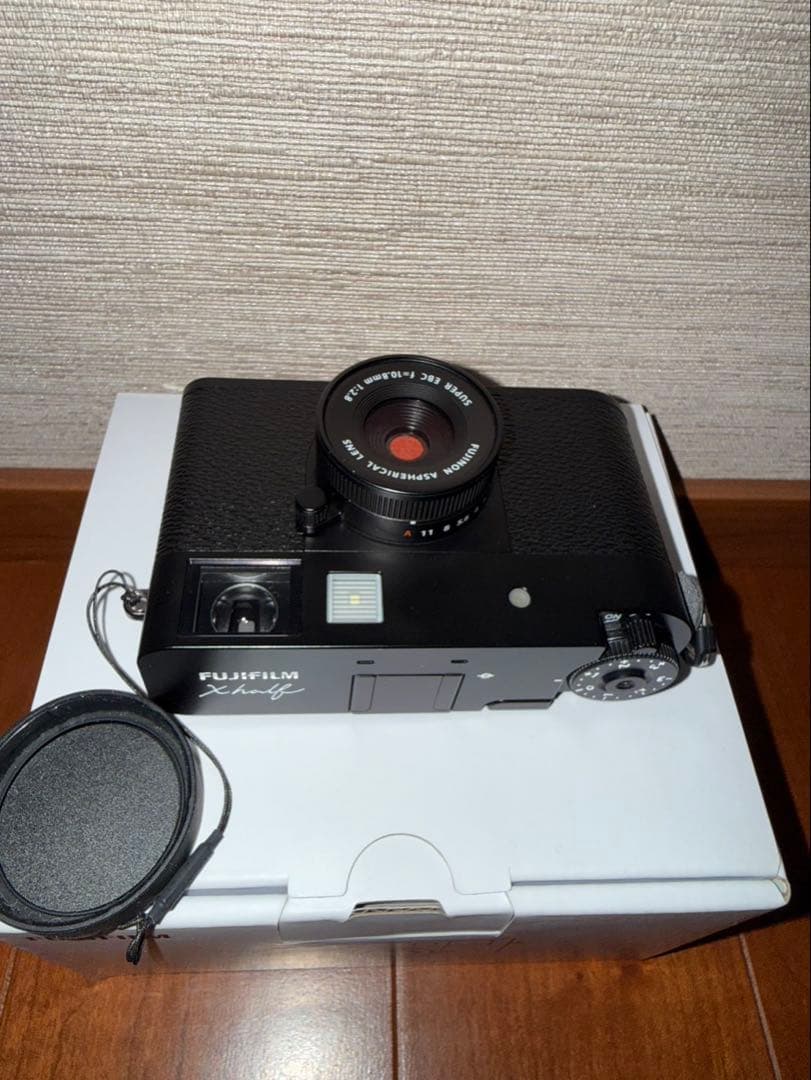 【美品】富士フィルム X-half x-hf1 ブラック　グリップ付