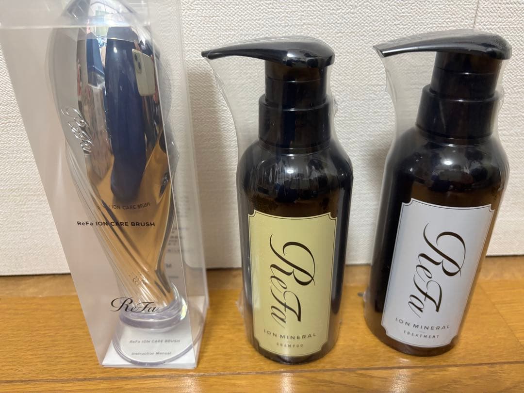 ReFa リファイオンケアブラシ イオンケアシャンプー トリートメントセット