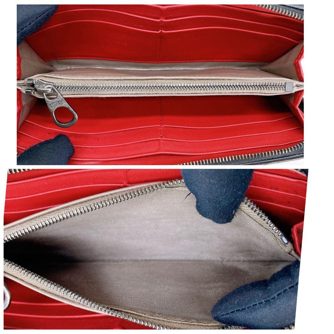 ✨美品✨ボッテガヴェネタ 長財布 ラウンドファスナー ブラック イントレチャート