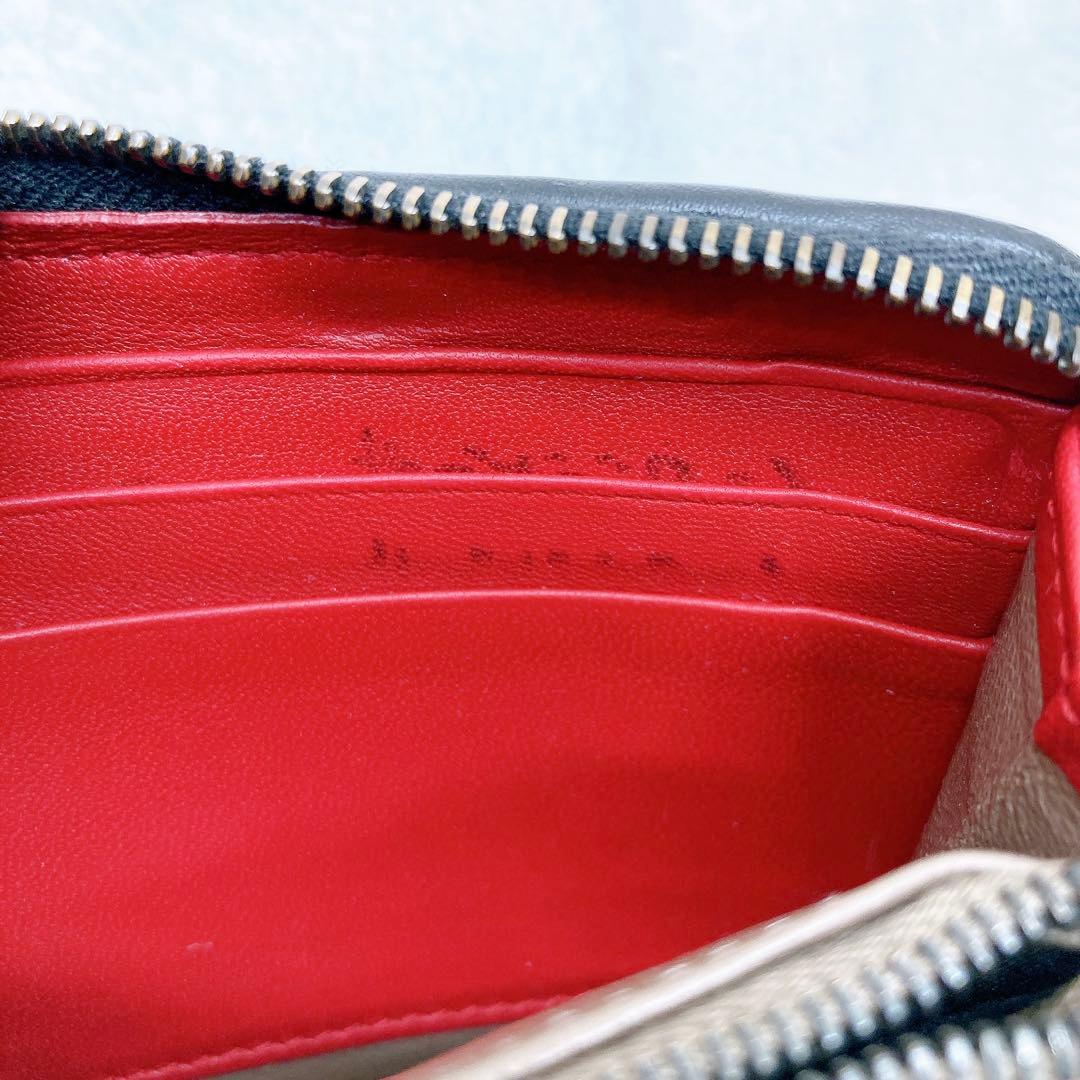 ✨美品✨ボッテガヴェネタ 長財布 ラウンドファスナー ブラック イントレチャート