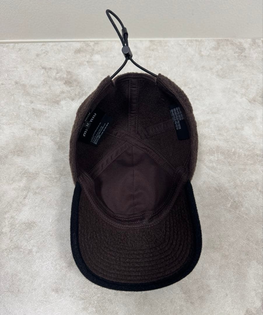 miumiu フリース ベースボールキャップ　M