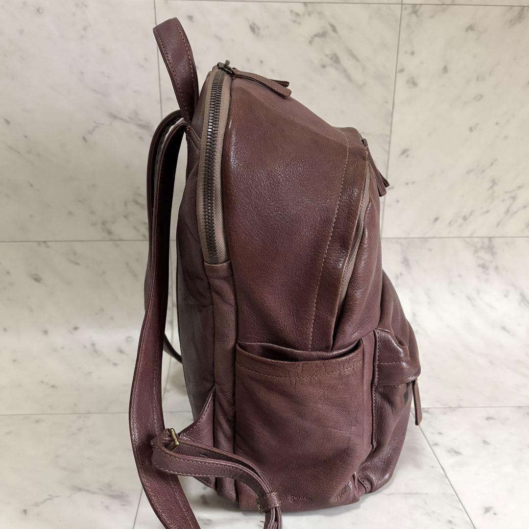 希少✨ ゲンテン ゴートベーシック2層 リュック A4、PC収納 山羊革