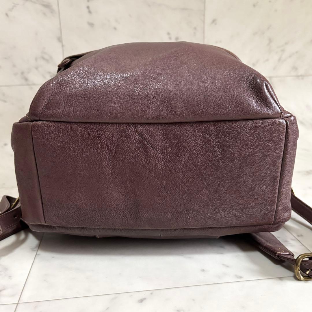 希少✨ ゲンテン ゴートベーシック2層 リュック A4、PC収納 山羊革