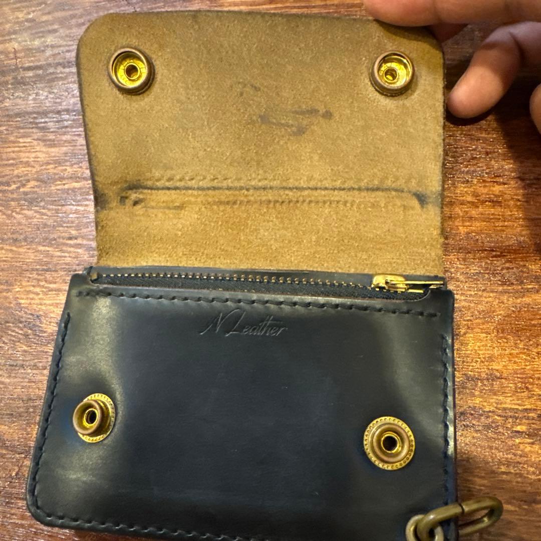 ミニ トラッカーウォレット 120 タロンジッパー ホーウィン　クロムエクセル