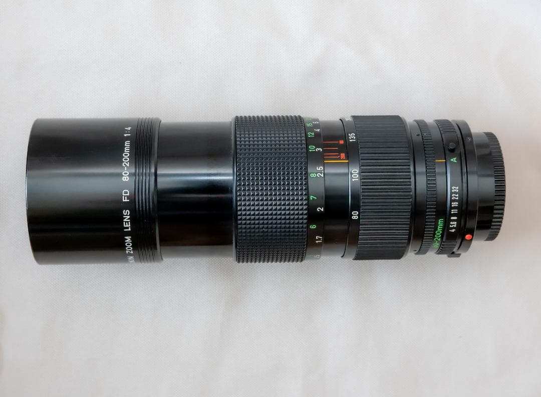 キャノン FD 80-200mm F4 ズームレンズ
