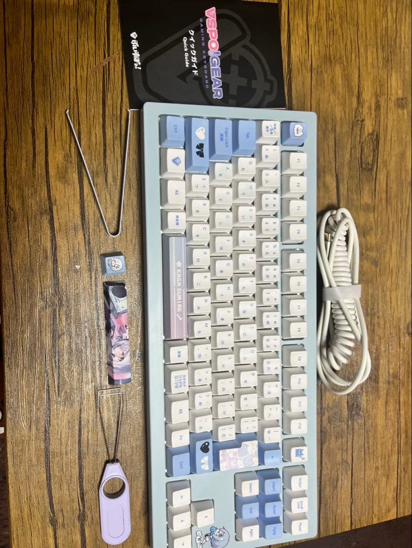あ*ん様 VSPO! GEAR ゲーミングキーボード 花芽すみれEdition
