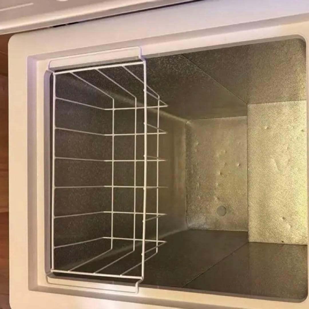 Haier ホワイト 冷凍庫 49.5x54.5x87cm 上開き