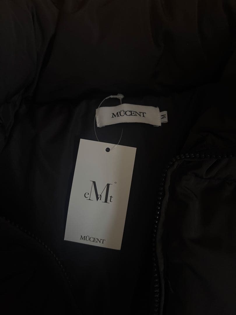 MUCENT ムセント ダウン 黒 Mサイズ