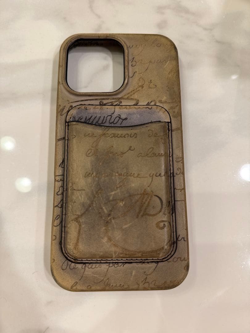 Berluti iPhone 16pro Max ケース&カードホルダー　2点