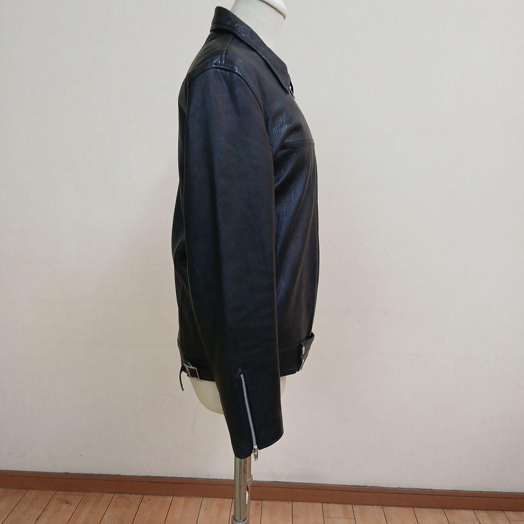 オブザネイジュスタイル襟付シングルライダースジャケット、ロンジャン、シドジャン。