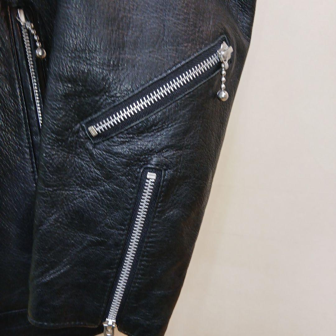 オブザネイジュスタイル襟付シングルライダースジャケット、ロンジャン、シドジャン。