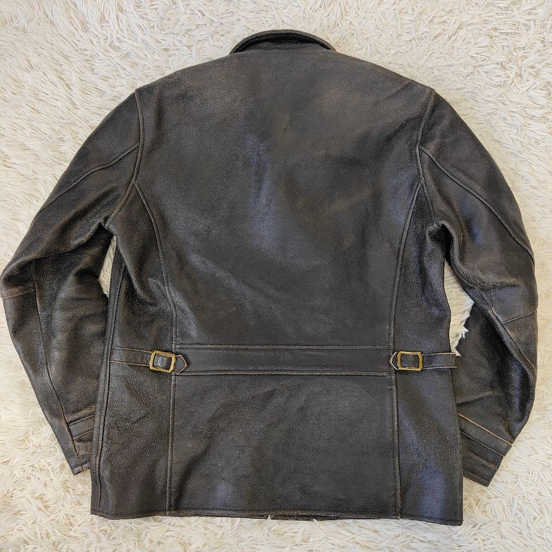 良品 THEE HYSTERIC XXX 羊革 スタジャン メンズS〜M 黒