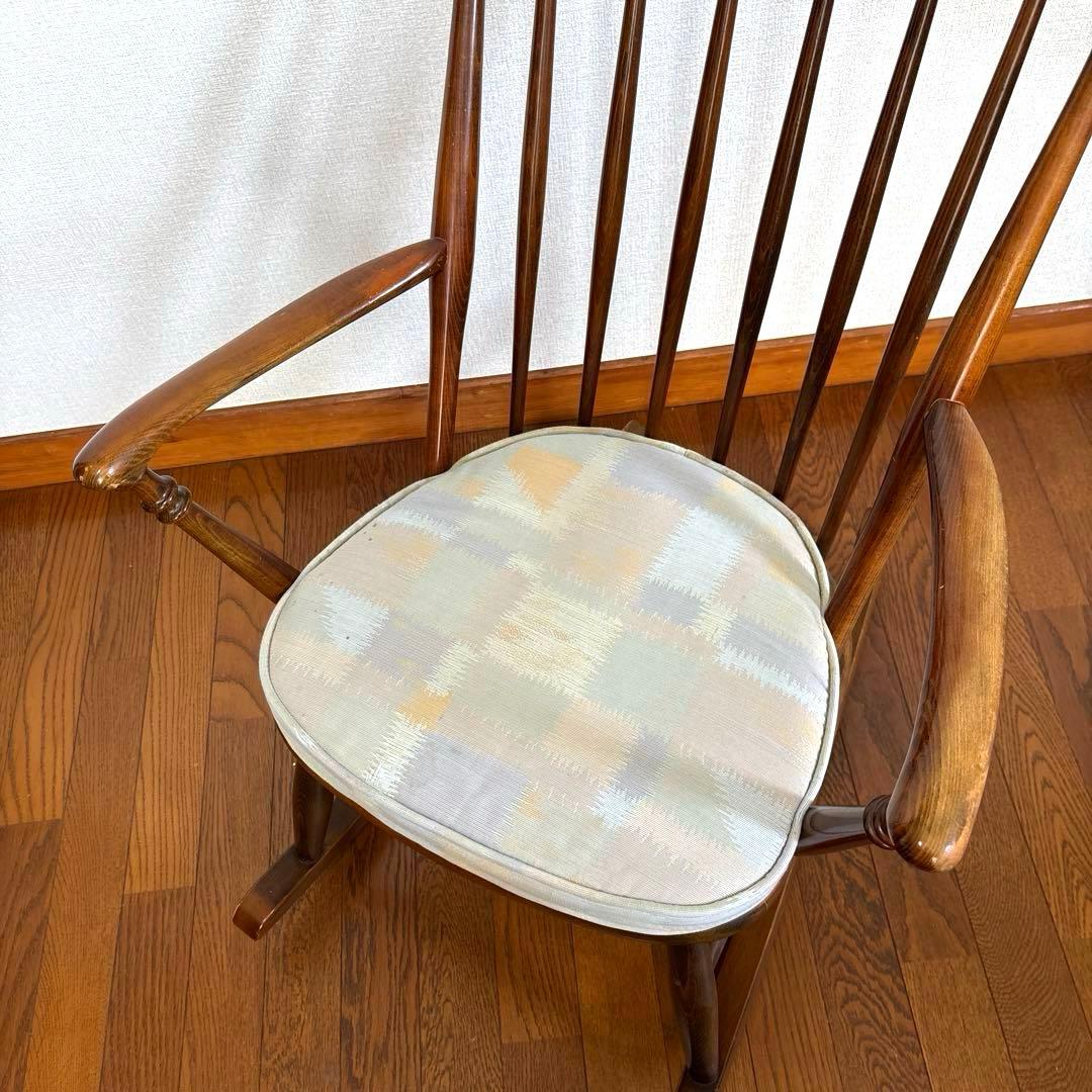 【良品】オールドカリモク ロッキングチェア 希少 ヴィンテージ