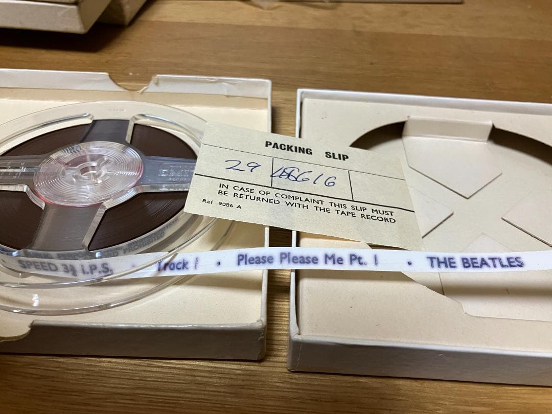 pepo画面　UK オープンリール・ビートルズ／プリーズプリーズミー