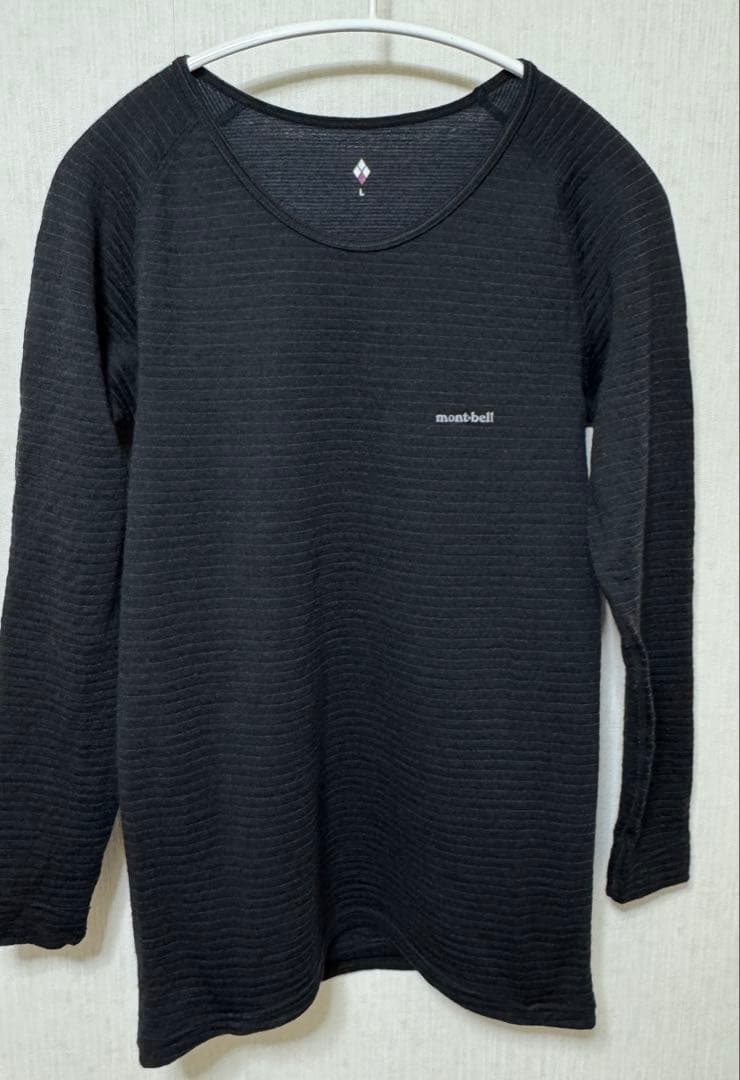 モンベル　スーパーメリノウール EXP.ラウンドネックシャツ Women's L
